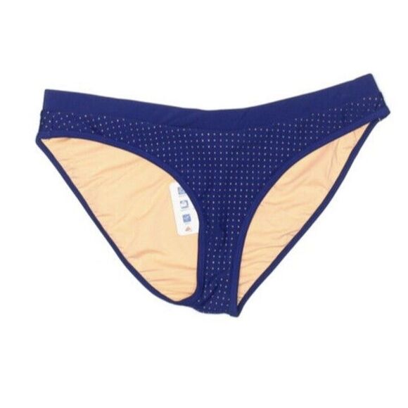 Fabletics Womens Sz L Swim Bottom Cheeky Bikini Perforated Valentina New - Picture 1 of 6